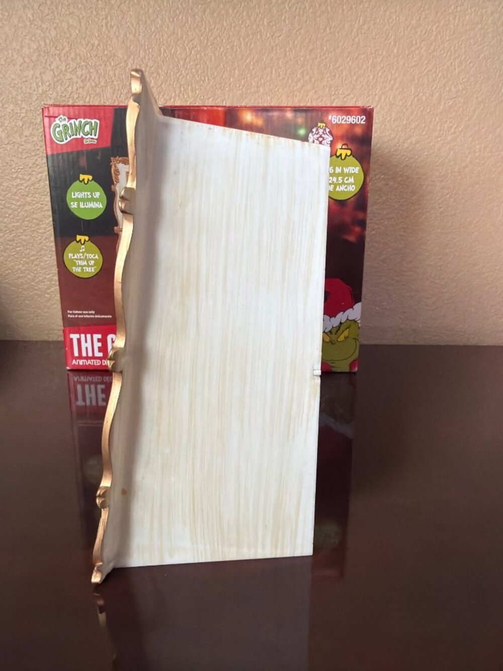 2025 Gemmy the Grinch Animated Tabletop Window Scene Musical Lighted w/Box - Picture 5 of 15